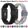 Braided Nylon For watch fit 3 Strap smart watch accessories Wristband belt bracelet correa for fit3 band.