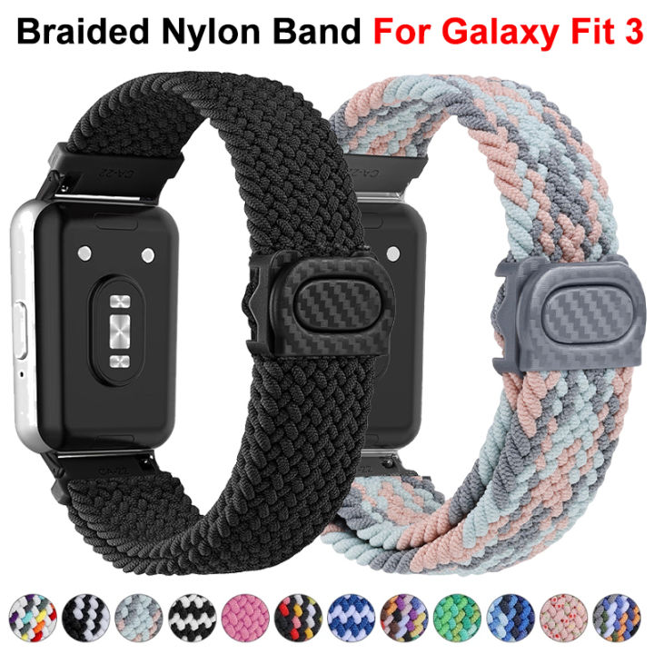 Braided Nylon For watch fit 3 Strap smart watch accessories Wristband belt bracelet correa for fit3 band