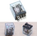 AC 220V Coil 10A 240V 8 PIN Power Relay DPDT Changeover Relay For 10 Ampere Load Duble Line ( Control AC 2250 WATTS or DC 10 Amp ) Original High Quality Plastic Body. 