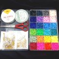 Best Diy Jewelry  Making Kits  Amazing Glass,ice Crack, Acrylic Beads Kit For Diy Hand Made Jewelry Braclate nackalce Key Chain Glass bead Kit Ice Crack Beads Kit  ,Seed Beads Kit , Acrylic Beads kit Jewelry Making Beads Kits For Making. 
