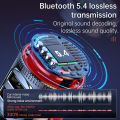 Bluetooth 5.4 Car Adapter Wireless AUX FM Transmitter USB C&QC3.0  PD 30W Fast Charging Cigarette Lighter Radio Music Bass. 