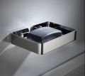 SOAP DISH SQUARE DESIGN CHROME STAINLESS STEEL. 
