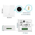 Smart Wall Switch for Led Lighting RF 433Mhz Wireless Switch Remote Control Interruptor Module 10A 100-240V 86mm 1/2/3 Gang. 