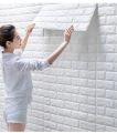 3D Brick Wall Stickers | Self Adhesive Peel & Stick Wallpaper Sheets | Waterproof Foam Wall Panels | Home Decor for Bedroom, Living Room, Office. 