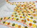 Top Rated Trendy Style Tangail Halfsilk Screen Print Print Saree For Women.