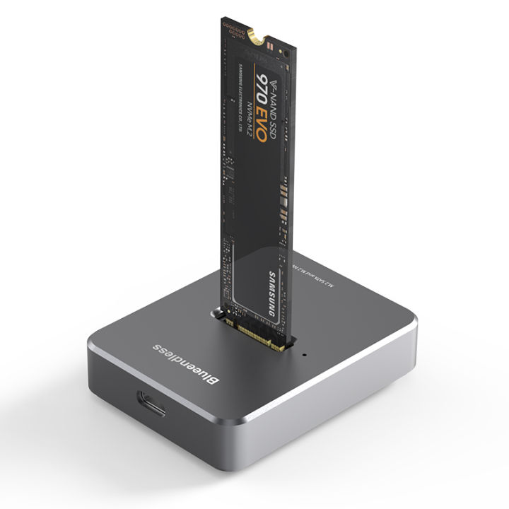 Blueendless M2 NVMe Docking Station M Key USB M 2 USB C SSD Case NVMe and NGFF HDD SSD Docking Station Solid