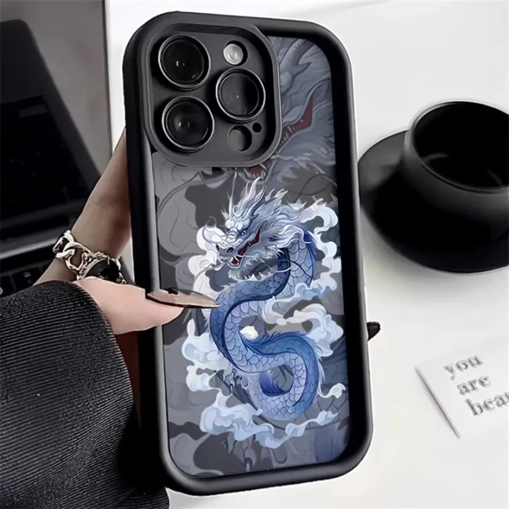 Oriental%20Style%20Happy%20Chinese%20Dragon%20Totem%20for%20Apple%20IPhone%2013%2014%2015%20Pro%20Max%2012%2011%20Pro%207%208%20Plus%20SE2%20XR%20X%20XS%20MAX%20Shockproof%20Cover%20-%20Image%202