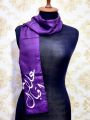 Printed Swiss Lawn Allama Iqbal Poetry Muffler - Scarf. 
