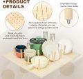 Wood Pegboard Drawer Organizer Storage Sturdy Organization Dish and Plate Organizer Peg Board System Adjustable for Utensils. 