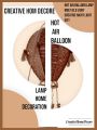 Hot Air Balloon multi ELD Light Lamp Creative Night Light Gift New Hot Air Balloon Lamp Home Decoration. 