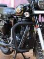 Matte Bullet Heat Shield Cover Bend Pipe for RE Bullet Classic 350 Exhaust Heat Shield (Black). 