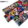 Car Graffiti Sticker Camouflage Cartoon Printed Self Adhesive Film Auto Motorcycle Color Change Skateboards Modification Films. 