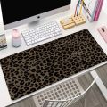 Wild leopard print super large mouse pad  non-slip bottom gaming office computer desk pads thickened wear-resistant carpet. 