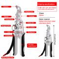 New Multifunctional Wire Crimper Pliers Cable Cutter Adjustable Automatic Electrical Wire Stripper Stripping Terminal Hand Tool. 
