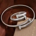 European and American Ins Internet celebrity elastic bracelets with unique style, fashionable, simple and high-end stainless ste. 