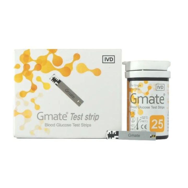 Gmate Blood Glucose Test Strip (25*2) 50 PCS