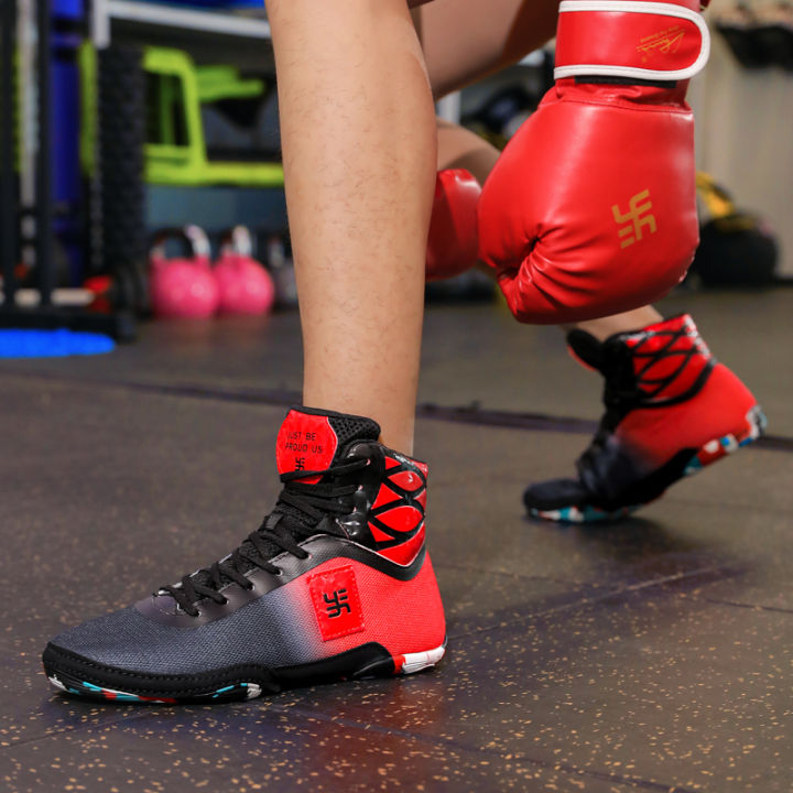 Men%20Boxing%20Shoes%20Outdoor%20Training%20Sneakers%20Sports%20Fighting%20Original%20Wrestling%20Shoes%20Women%20Professional%20High%20Ankle%20Boxing%20Boots%20-%20Image%202