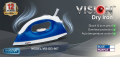 Iron Model VIS-DEI-007 Non-Sticky Coating Sole Plate 1150Watt - Iron Machine: Ironing Made Easy.