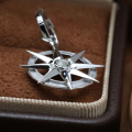 Game Baldur's Gate Gale Dekarios Cosplay Star Pendants Ear Loops Titanium Steel Earrings Jewelry Eardrop Accessories Xmas Props. 
