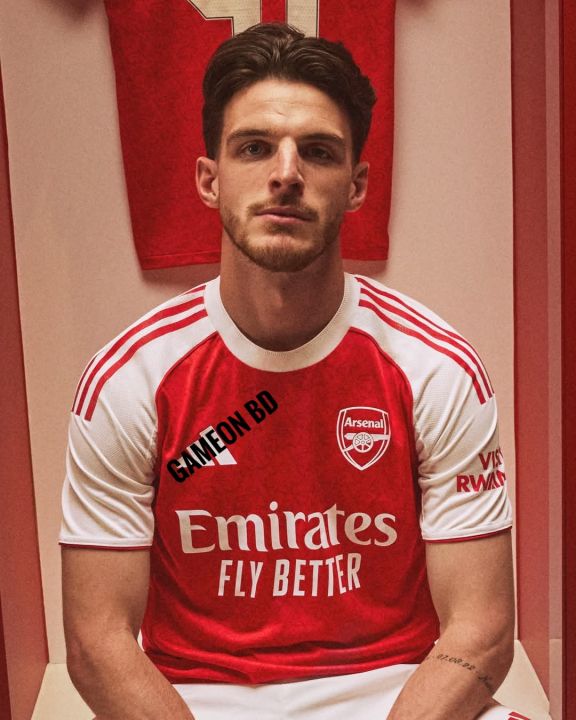 Arsenal%20new%20season%20home%20Kit%20jersey%20%202025/26%20half%20sleeves%20-%20Image%203
