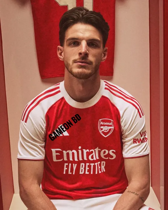 Arsenal%20new%20season%20home%20Kit%20jersey%20%202025/26%20half%20sleeves%20-%20Image%203