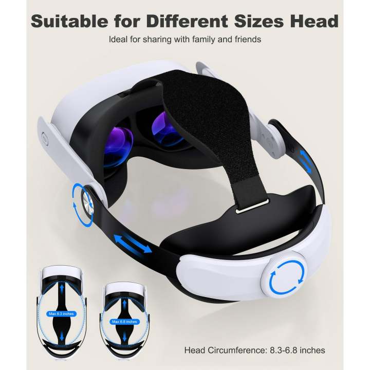 Beboncool%20Comfort%20Head%20Strap%20for%20Meta%202/3/3S%E2%80%93Precision-Adjustable%20Upgrade%20Headset%20Strap%20for%20VR%20with%20Flip%20Visor%20&%20Washable%20Design%20-%20Image%203