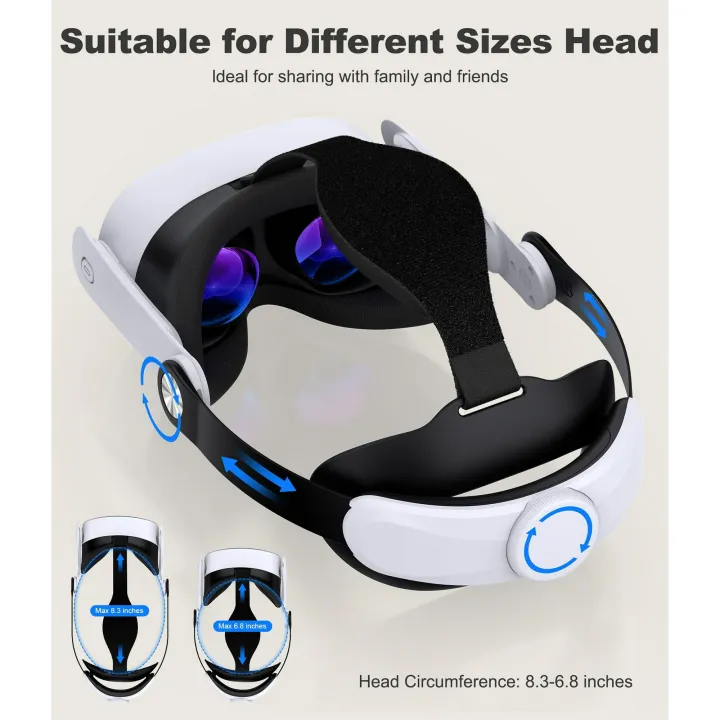 Beboncool%20Comfort%20Head%20Strap%20for%20Meta%202/3/3S%E2%80%93Precision-Adjustable%20Upgrade%20Headset%20Strap%20for%20VR%20with%20Flip%20Visor%20&%20Washable%20Design%20-%20Image%203