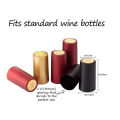 PVC Heat Shrink Capsules Wine Shrink Wrap Wine Bottle Capsules Shrink Caps, Wine Bottle Capsules Shrink Caps for  Home Use. 