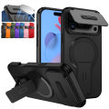 Armor Funda For iPhone 17 Air 16E 16 15 14 13 12 11 Pro Max Mini Case Slide Camera Lens Protector Coque Wireless Charging Cover. 