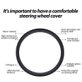 Silicone Car Steering Wheel Cover Elastic Protetive Cover Multi Color Auto interior Silica Gel Decoration Covers For Men Women. 