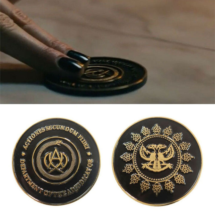 John Wick Movie Coin Cosplay Continental Hotel Card Adjudicator Black Medallion Keanu Reeves Fans Collection Props