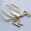 3D Car Stickers Metal 3D Spider Car Logo Gold/Silver Car Styling Accessories Metal Sticker Chrome Spider Badge Emblem Decorate. 