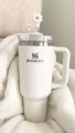 Original Stanley Tumbler Cup - 40oz Stainless Steel Tumblers Water Bottles with Vacuum Insulation  Leak-Proof Handle, Straw & Lid  Double Wall Insulated Thermal Coffee Cup for Girls, Boys  Hot & Cold Drinks for Travel, Gym, Office, Outdoor. 