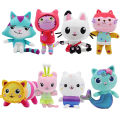 Animals Plush Gabby Dollhouse Lovely Plush Gaby Toy Plush House Cat Doll Cartoon Stuffed Animals Mermaid Cat Plushie Dolls Kids. 