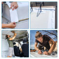 16.4ft RV Sealant Tape White Waterproof UV&Weatherproof Sealant Roofing Tape For RV Repair Window Boat Sealing Camper Roof Leaks. 