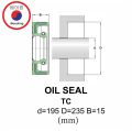 In 195, outside 235, thickness 15 (mm) TC 195-235-15 by beeoling Sho TC195-235-15 Oil Seal. 