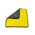 MAXIMA SUPER PLUSHED 800 MICROFIBER DIAMOND - 40X40CM - YELLOW & GREY - TOP QUALITY. 