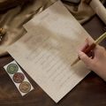 9 pcs Vintage envelope set retro girl art confession love letter greeting card paper.