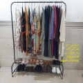 PORTABLE CLOTH HANGING STAND RACK STYLE FOR BOUTIQUE AND HOME. 