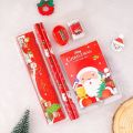 FS 6 PCs stationery set Christmas cute red box ready to ship from Thailand. 