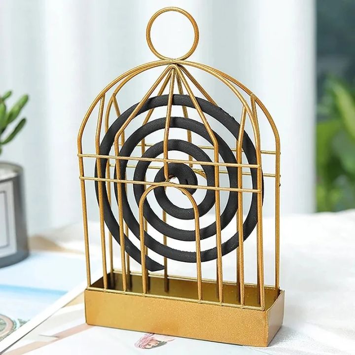 1pc%20Fireproof%20Mosquito%20Coil%20Holder%20%E2%80%93%20Wrought%20Iron%20Hanging%20Birdcage%20Design%20-%20Image%203