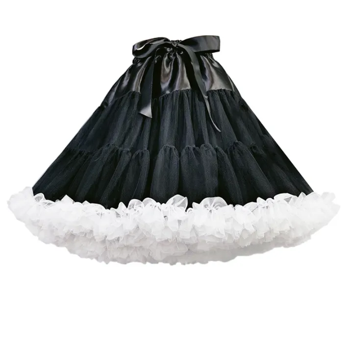 Lowest%20Pirce%20Womens%202-Layered%20Pleated%20Tulle%20Petticoat%20White%20Black%20Tutu%20Puffy%20Party%20Cosplay%20Skirt%20Lolita%20Cosplay%20Bridal%20Crinoline%20-%20Image%206