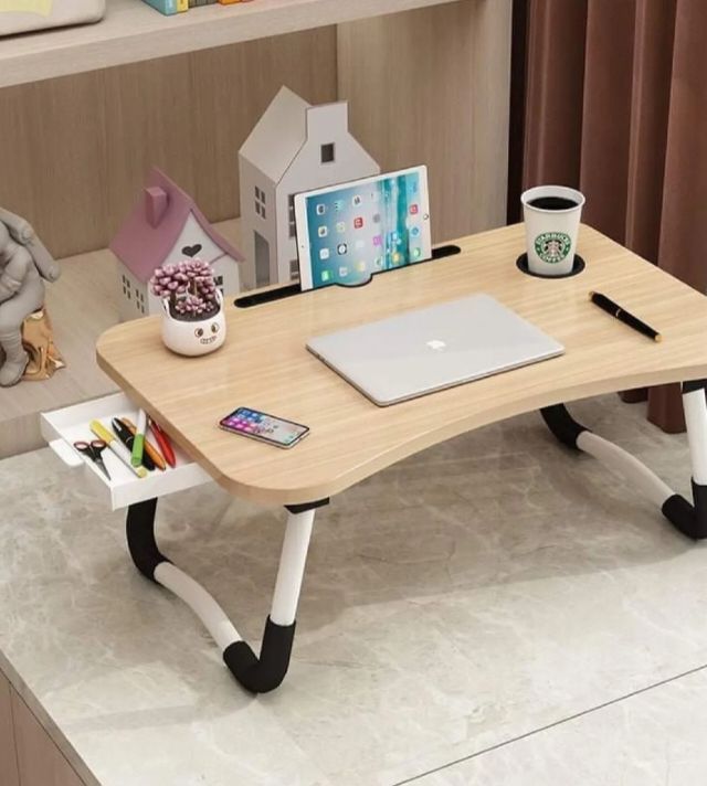 waterproof foldable laptop table and kids reading table without drawer