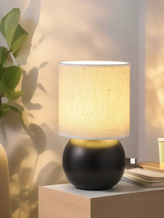 Modern%20Table%20Lamp%20Glossy%20Ceramic%20Fabric%203%20Color%20Dimmable%20Pink%20White%20Yellow%20Green%20Blue%20Black%20Living%20Room%20Dining%20Room%20Hotel%20Villa%20-%20Image%202
