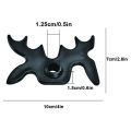 1/2/4pcs New Snooker Billiards Cue Rack Bridge Head Cross Antlers Rod Holder. 