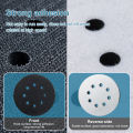 SEAMETAL 2pcs Interface Pad 5 Inch 8 Holes Hook and Loop Soft Sponge Cushion Buffer Pads for Sanding Disc 125mm Sander Pads. 