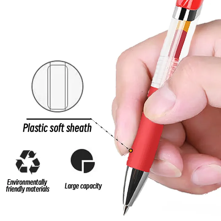 Retractable%200.5mm%20Red%20Blue%20Black%20Ink%20Gel%20Pens%20Colored%20Aesthetic%20Stationery%20Pen%20Supplies%20Ballpoint&Office%20Pencils%20Writing%20School%20-%20Image%204