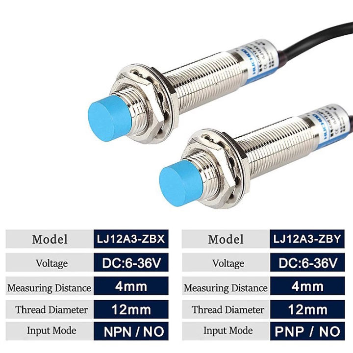 LJ12A3-4-Z/BX LJ12A3-4-Z/BY New Inductive Proximity Sensor Detection ...