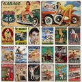 Vintage Metal Tin Sign Midnight Lounge Pin Up Girl for Home Gas Bar Pub Kitchen Garage Restaurant Wall Deocr Plaque Signs. 
