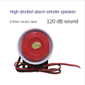 DC 12V Wired Mini Horn Siren Home Security Sound Alarm System 105dB Anti-theft Alarm Horn Wired Durable Alarm For Home Security. 